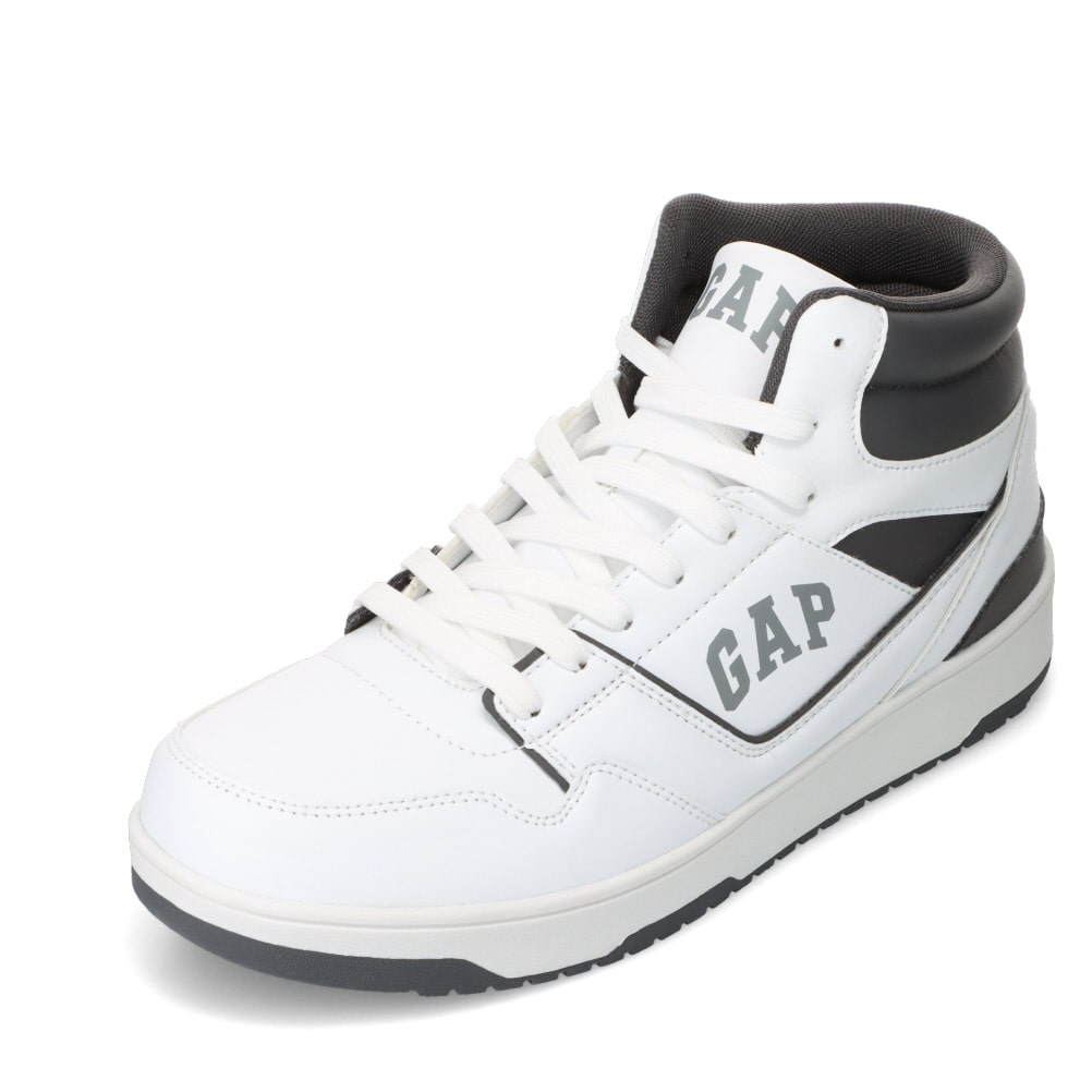 GAP ギャップ 防水ハイカットスニーカー ホワイト×グレー メンズ