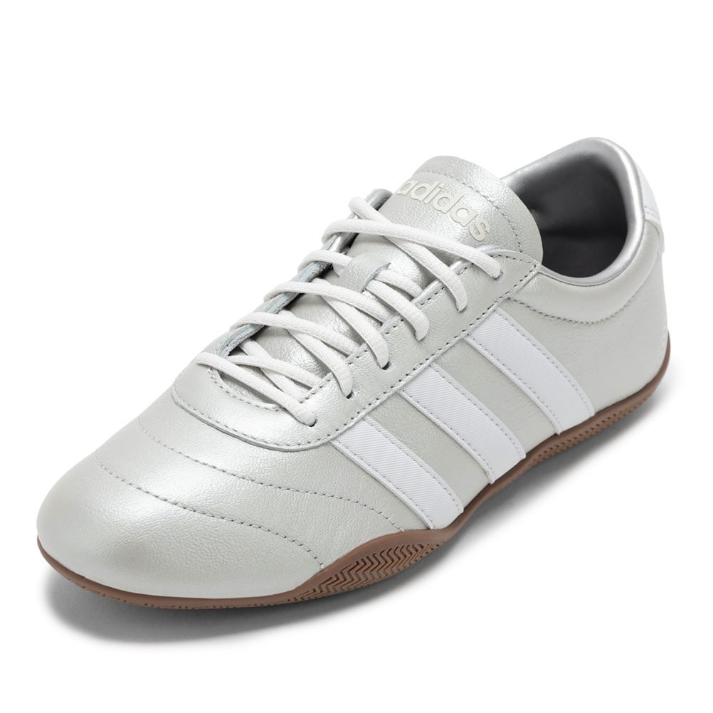 adidas アディダス GRAND COURT LO W シルバー レディース | 靴