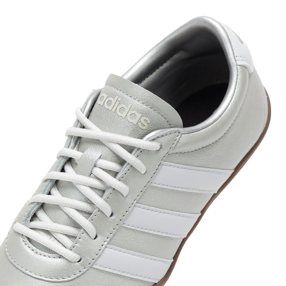 adidas アディダス GRAND COURT LO W シルバー レディース | 靴
