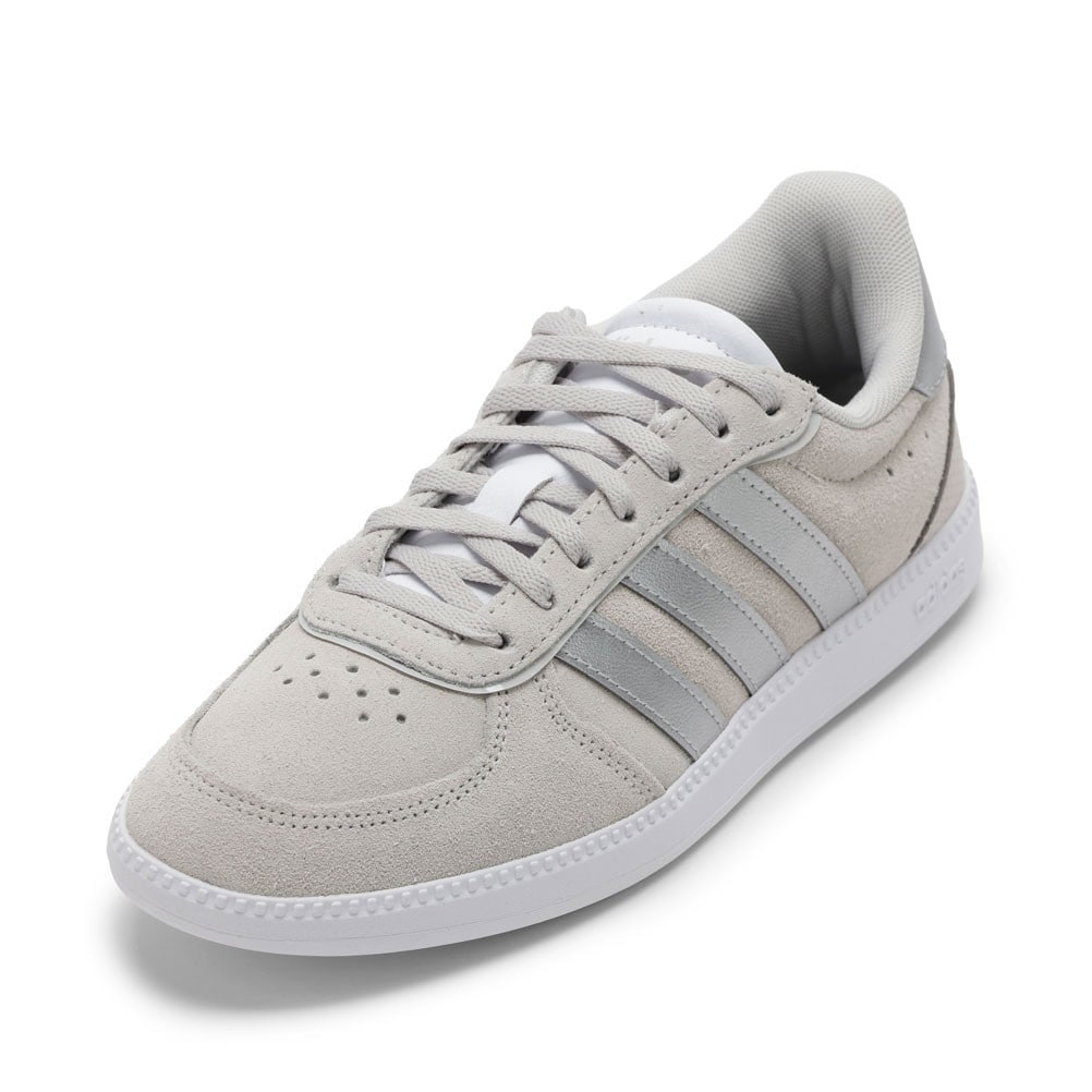 はなみず　1113 adidas アディダス BREAKNET SLEEK SUEDE グレー×シルバー レディース