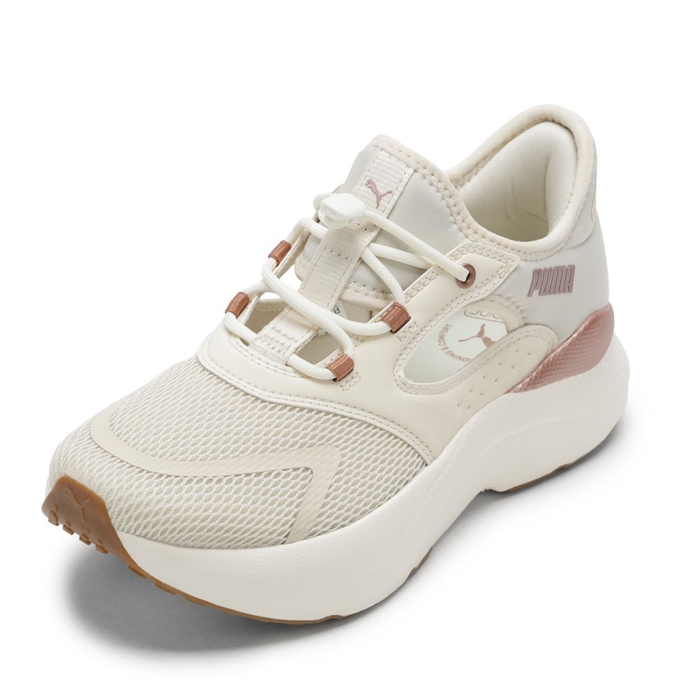 PUMA プーマ ソフトR メイブミュールEASE IN ホワイト×ゴールド
