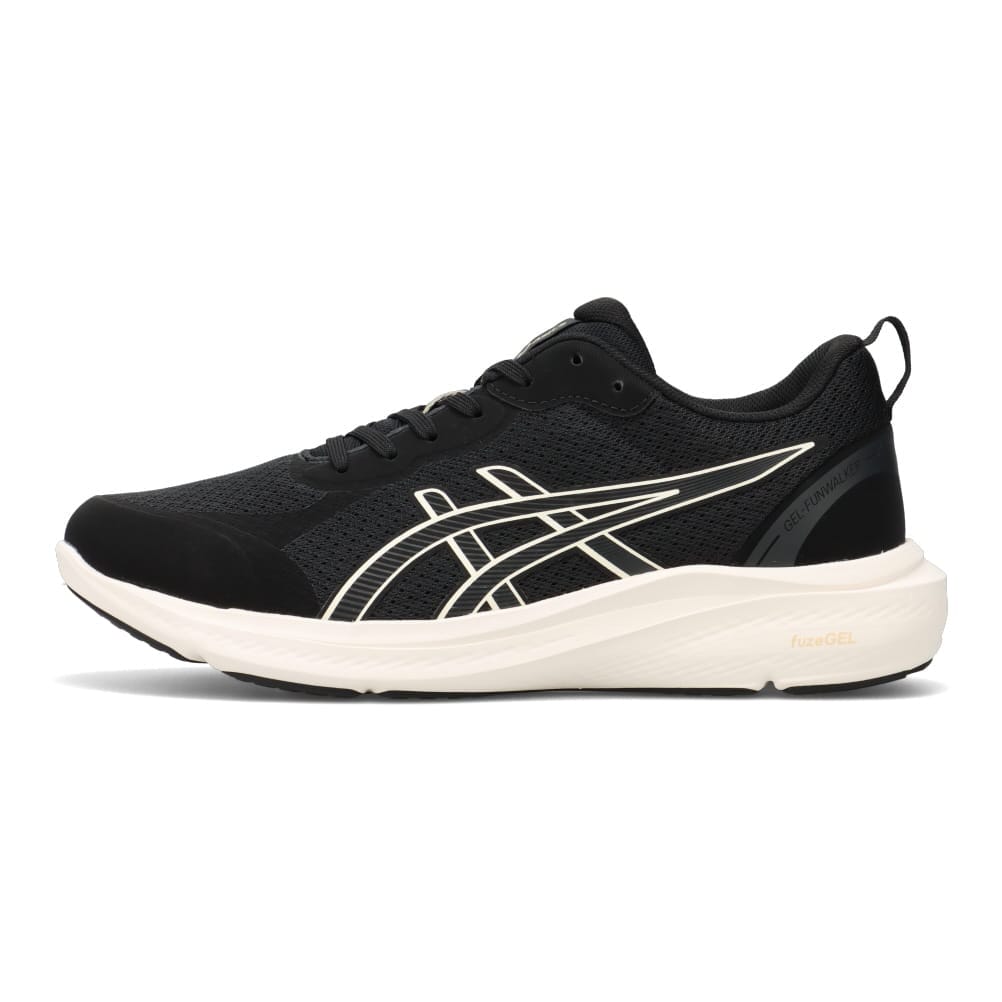 asics アシックス GEL-FUNWALKER M066 ブラック×ホワイト メンズ | 靴