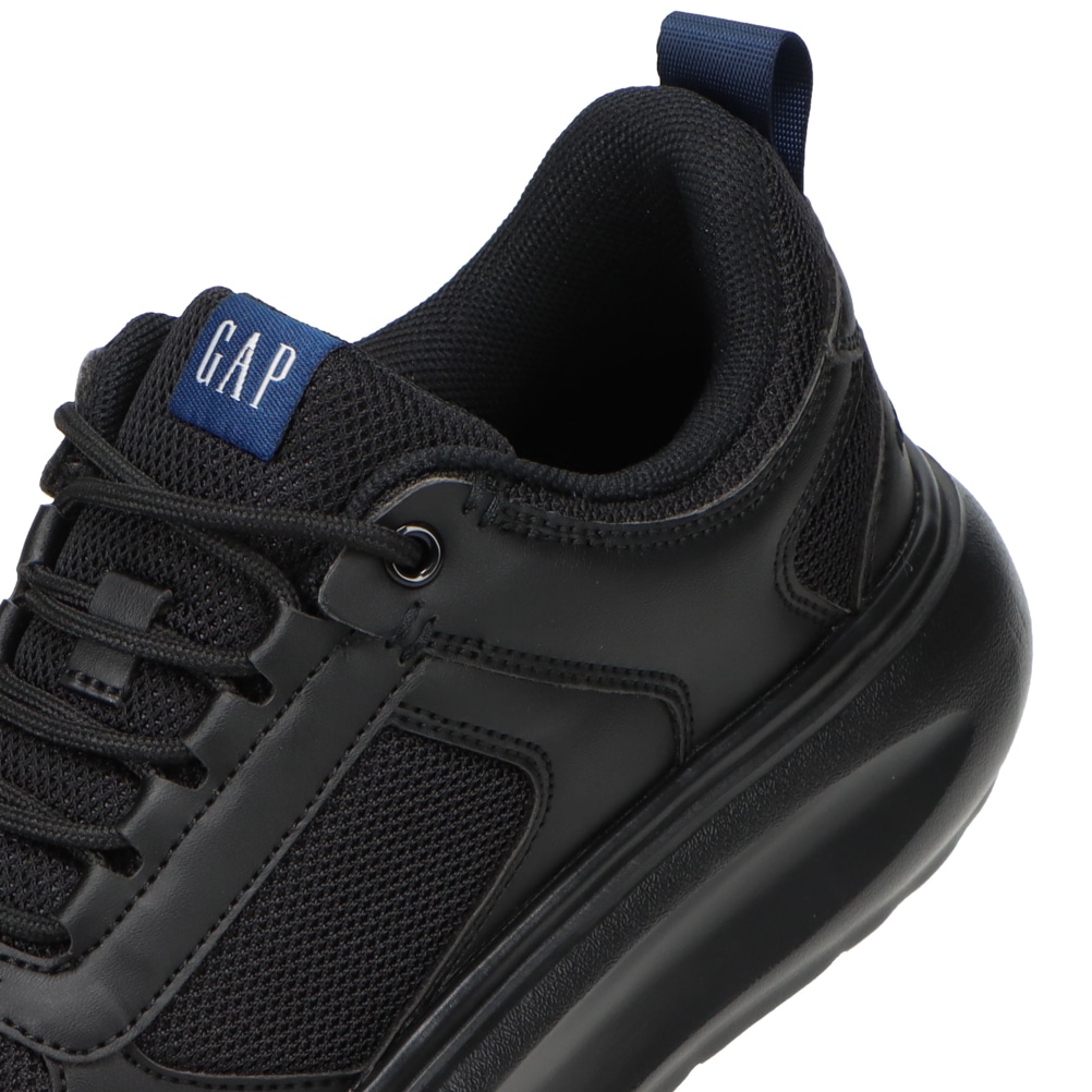 GAP ギャップ 厚底コートスニーカー ブラック レディース | 靴