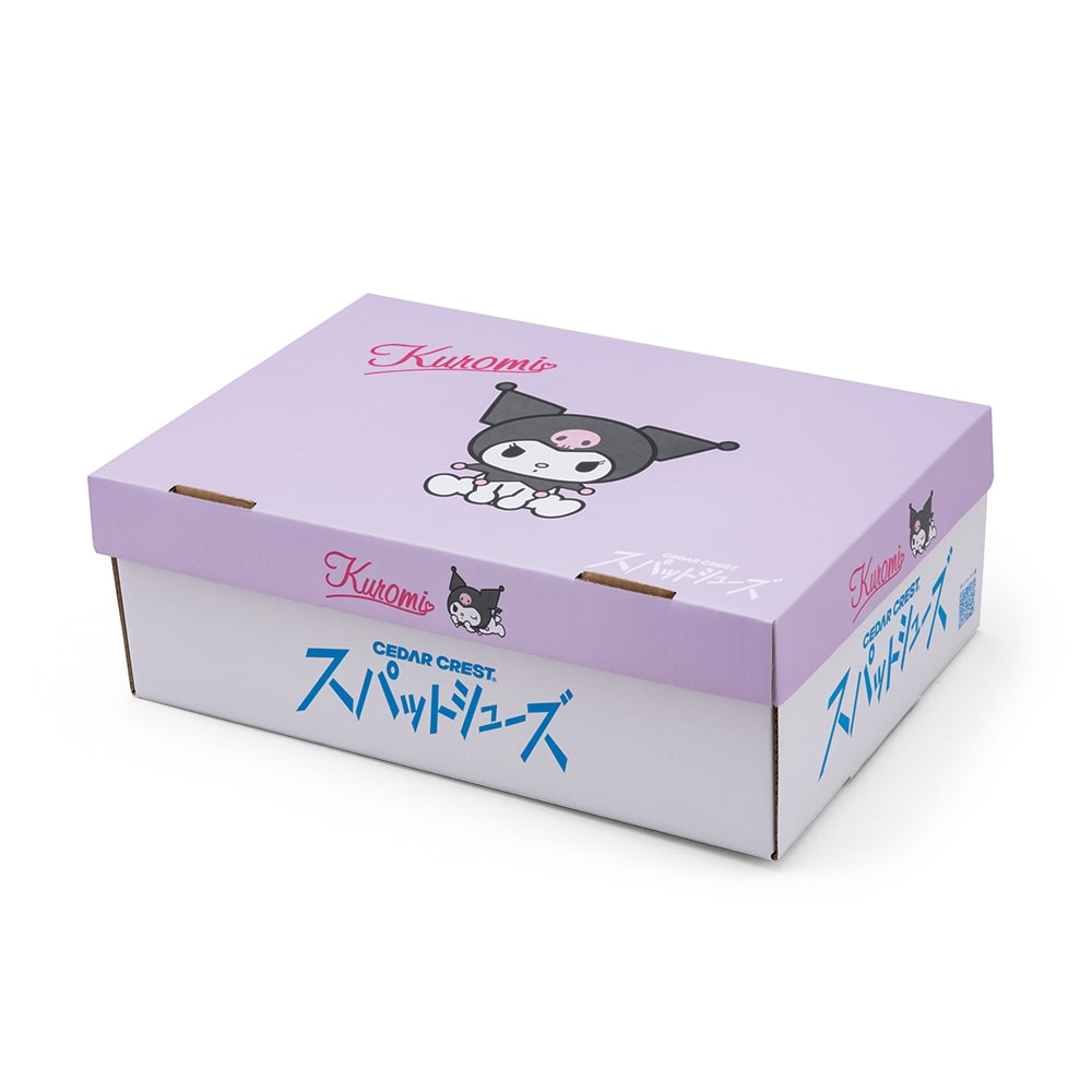 【KUROMI｜クロミ】スパットシューズ × サンリオキャラクターズ（コートタイプ）手を使わずに履ける【22.5cm～25.0cm】