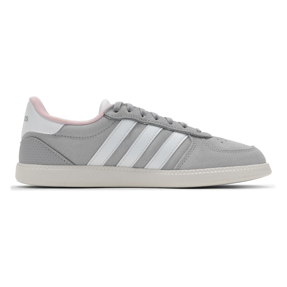 adidas アディダス BREAKNET SLEEK SUEDE シルバー レディース | 靴