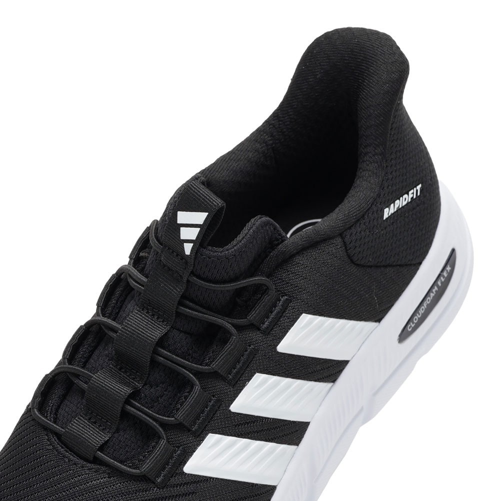 adidas アディダス CF FLEX RAPIDFIT ブラック×ホワイト レディース