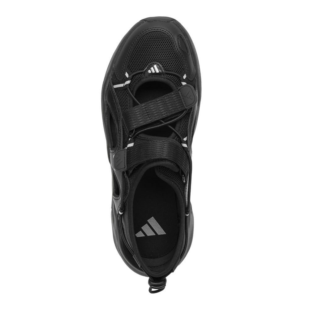 adidas アディダス OZWAVE SANDAL ブラック×シルバー レディース | 靴
