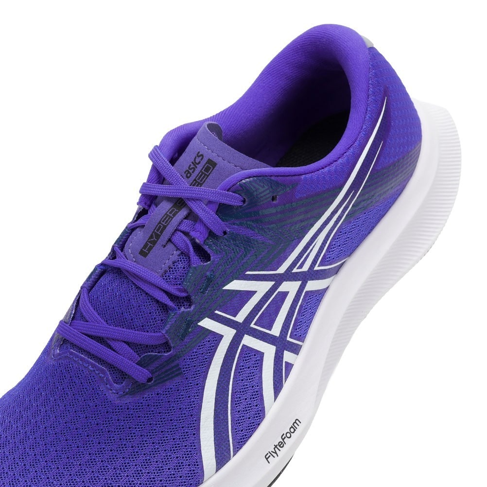 asics アシックス HYPER SPEED 5 パープル×ホワイト メンズ | 靴