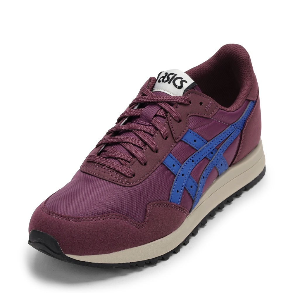 【新品未使用】asics TIGER ジョギング シューズ　ボルドー asics アシックス TIGER RUNNER II パープル メンズ | 靴（シューズ