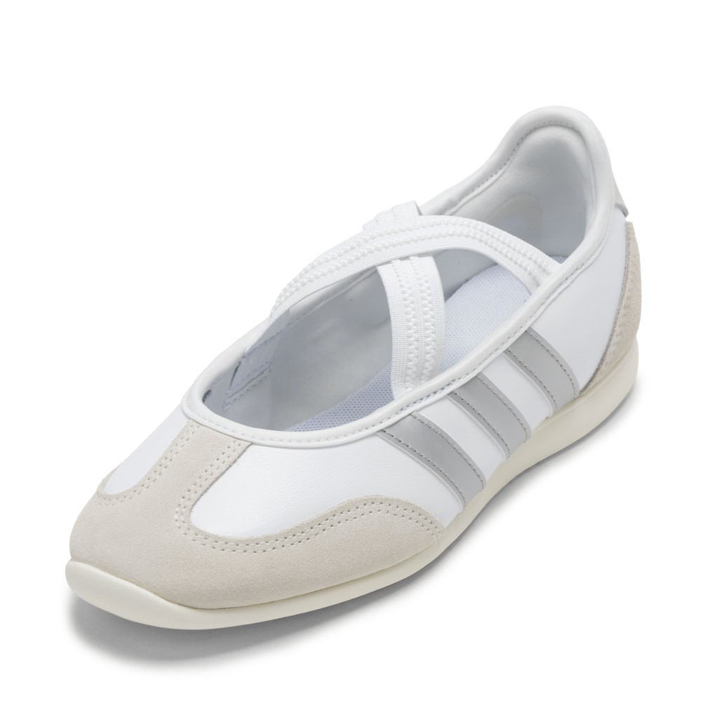 adidas アディダス BARREDA MARY JANE ホワイト×シルバー レディース