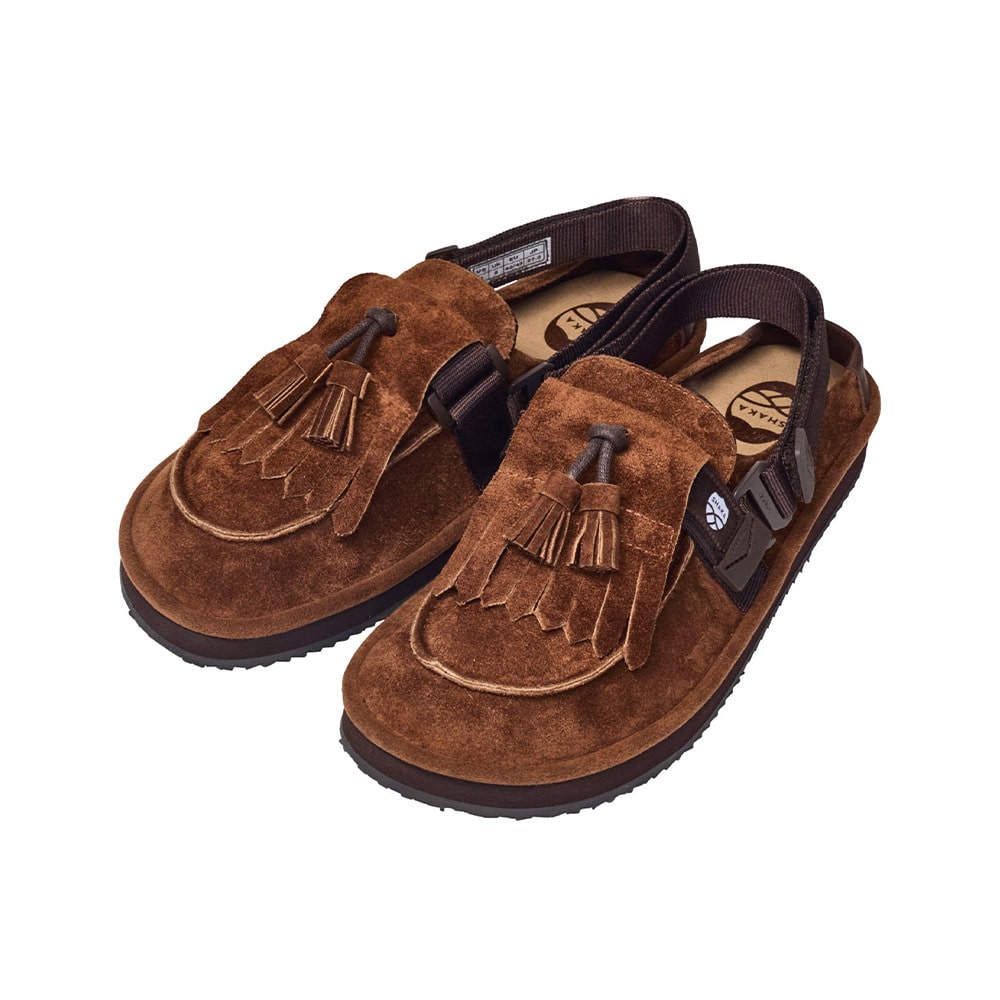 SHAKA シャカ MOC MULE TASSEL ブラウン レディース | 靴（シューズ
