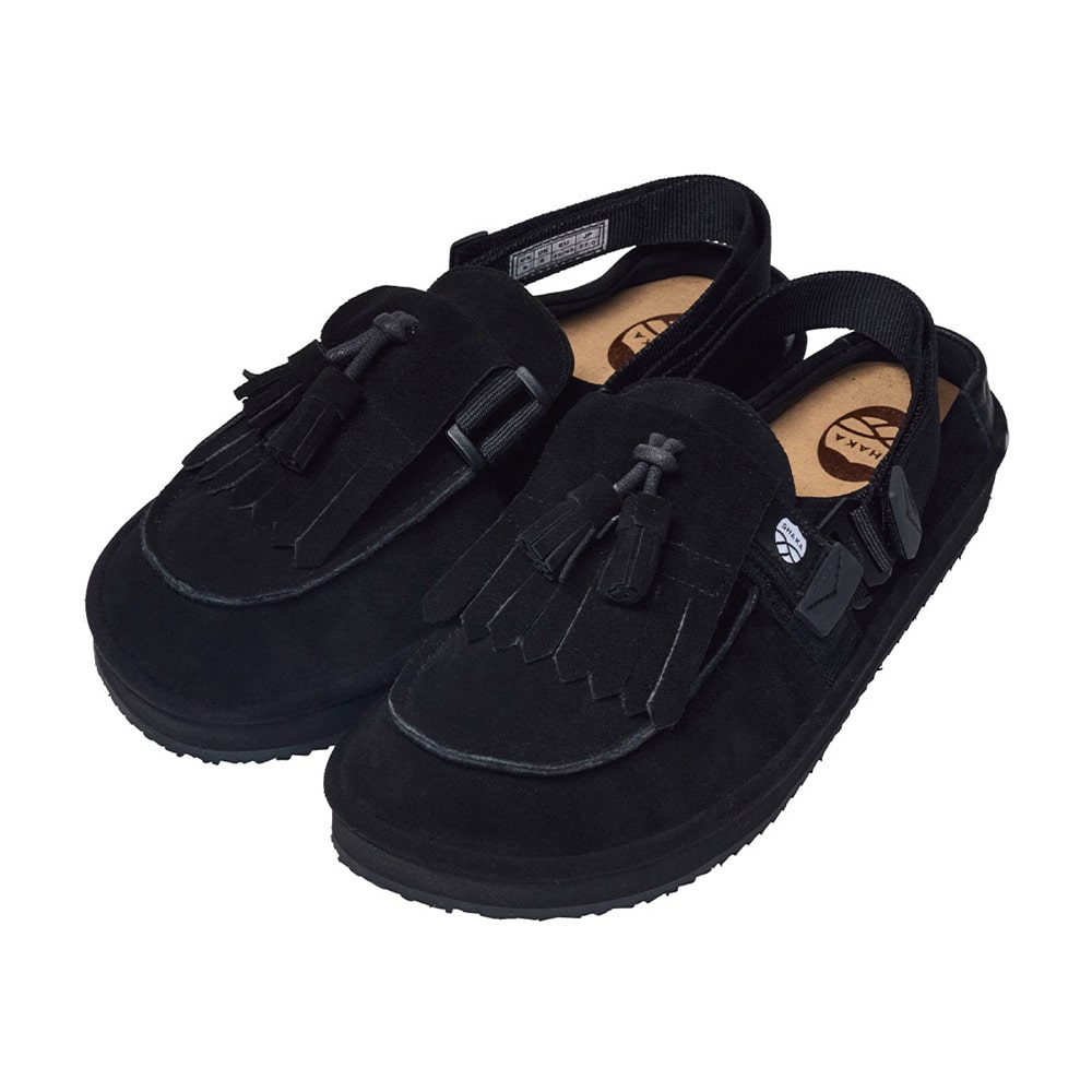 SHAKA シャカ MOC MULE TASSEL ブラック メンズ | 靴（シューズ