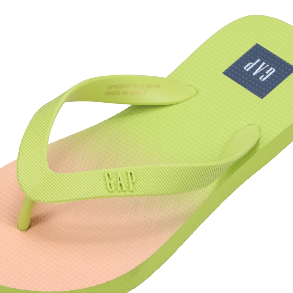 GAP ギャップ ビーチサンダル ライム キッズ | 靴（シューズ