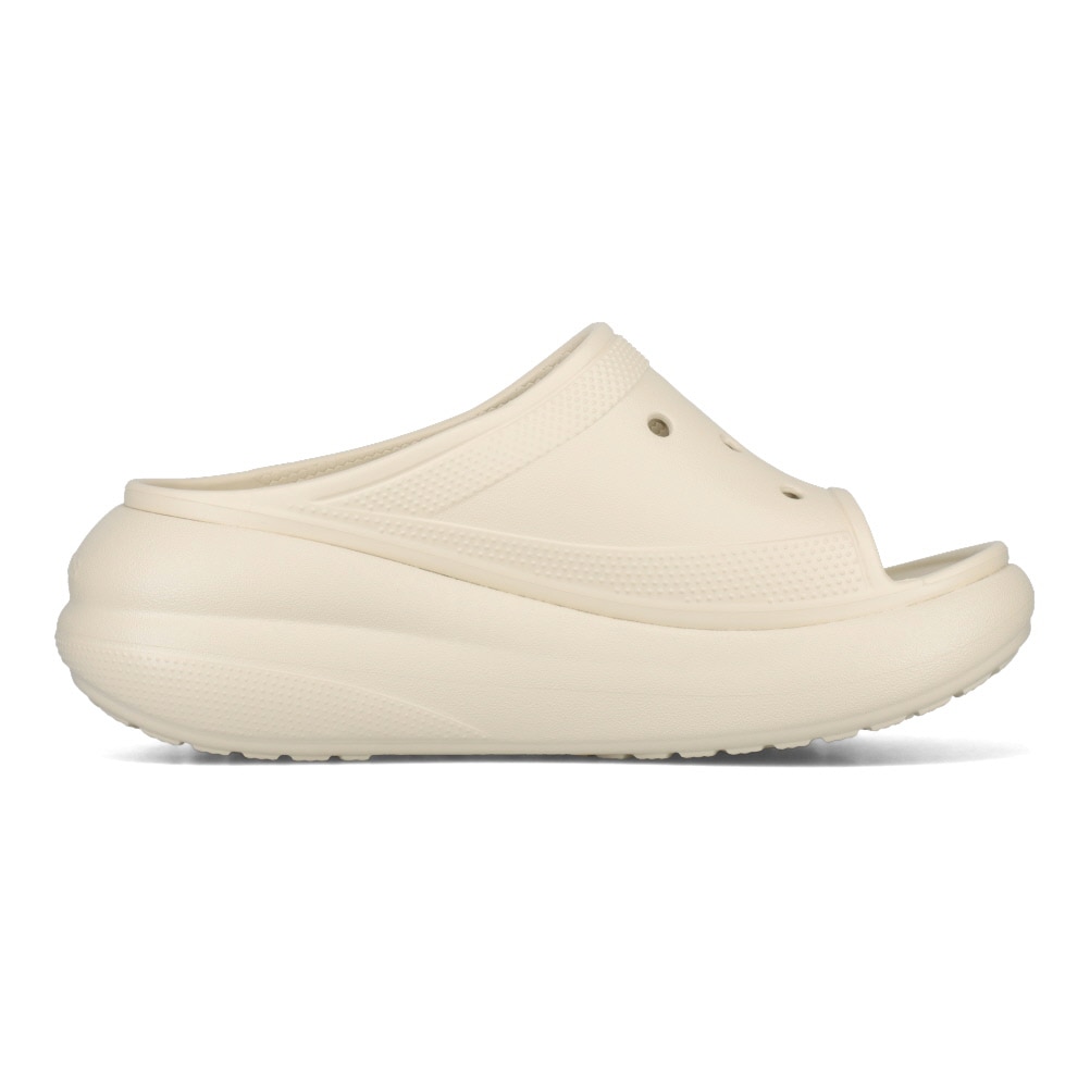 【関税込み】Crocs オフホワイト Crush スライド crocs クロックス Classic Crush Slide オフホワイト レディース