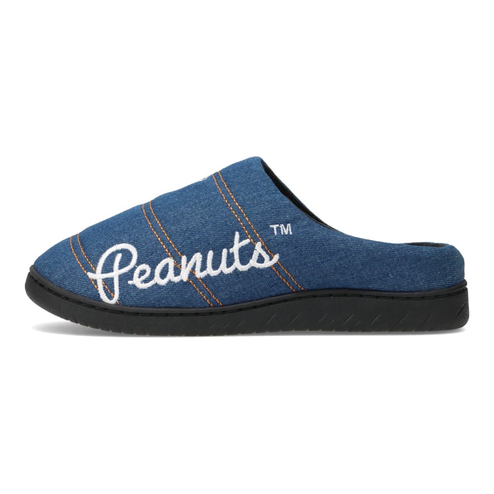 PEANUTS SNOOPY ピーナッツスヌーピー ダウンサンダル ブルー