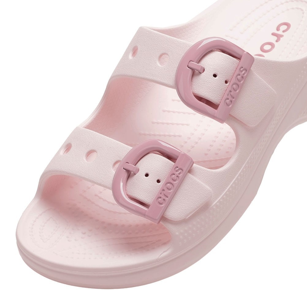 crocs クロックス SatEBuckleSndlW ライトピンク レディース | 靴