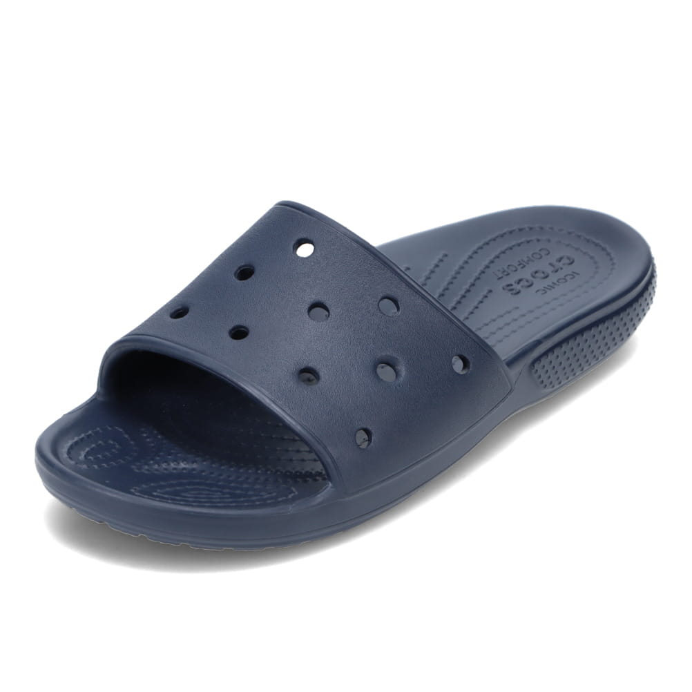 crocs クロックス Classic Crocs Slide メンズ ネイビー | 靴