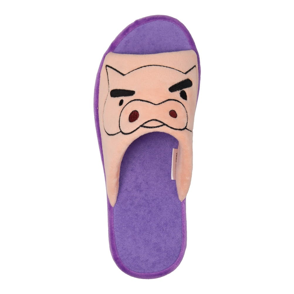 厚底ふわふわルームシューズ