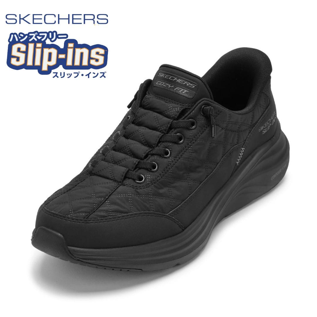 こーち フォーム SKECHERS スケッチャーズ CONTOUR FOAM - COZY ブラック×ブラック