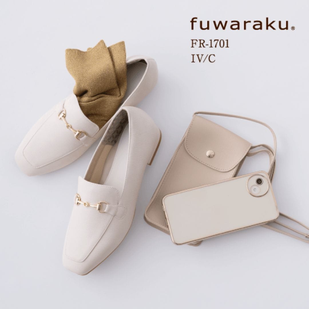 幅広 3E 防水 ビットローファー ＜2.5cmヒール＞ 【21.5cm～25.5cm】