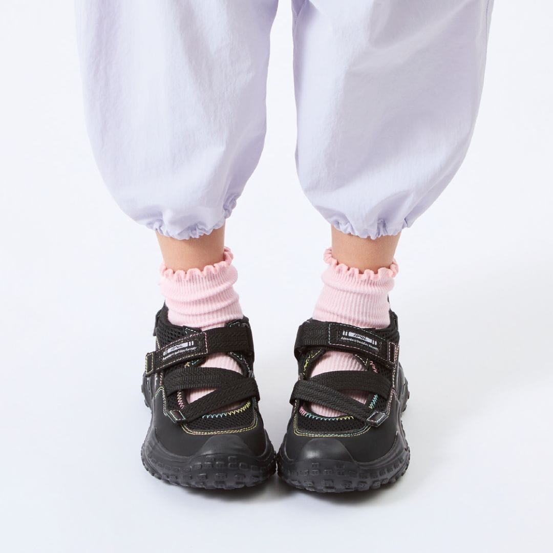 スパットシューズ（スニーカーサンダルタイプ）手を使わずに履ける【20.0cm～24.0cm】