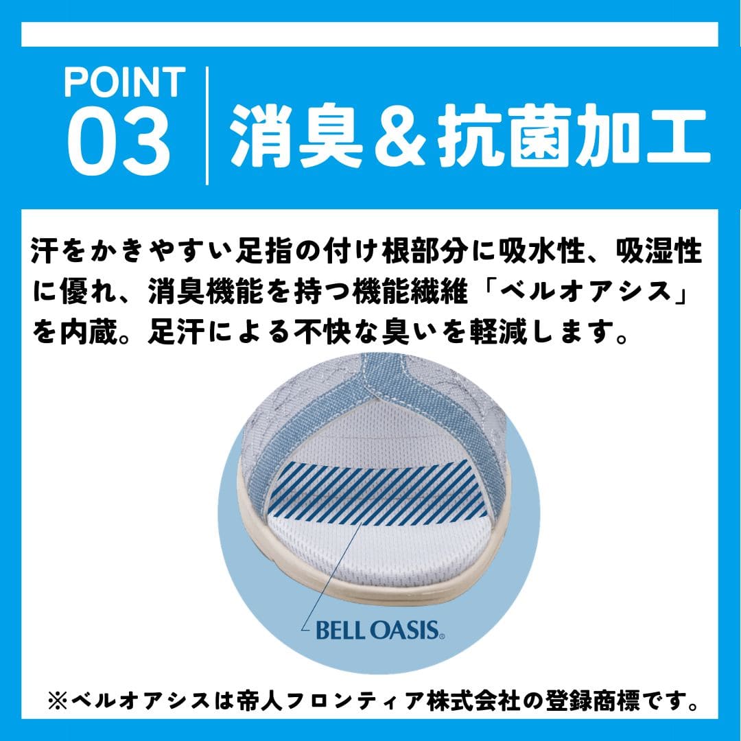 スパットシューズ（サンダルタイプ）接触冷感 幅広 3E 手を使わずに履ける【21.0cm～25.5cm（SS～LL）】