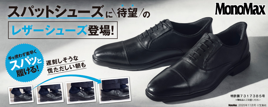 スパットシューズに待望のレザーシューズ登場！
